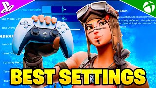 NEW Best Controller SETTINGS  Sensitivity for Console Players [upl. by Sonja]