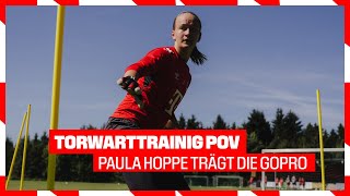 TORWARTTRAINING POV mit Paula Hoppe  FCFrauen  1 FC Köln [upl. by Ardied]