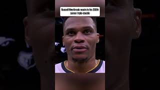 Russell Westbrook grateful for his 200th tripledouble shorts [upl. by Ylime]