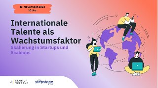 Studienvorstellung Internationale Talente als Wachstumsfaktor [upl. by Oinesra]