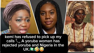 kemi a yoruba woman has rejected yoruba and Nigeria 🇳🇬 she loves British than yoruba or Nigeria🤣 [upl. by Aivun]