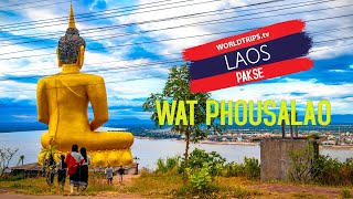 LAOS  PAKSE  Part 3  Wat Phousalao Temple  WELTREISE 391 [upl. by Padraig354]