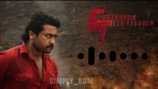 Etharkum Thuninthavan Surya Mass Bgm  ET Update  Mobile Ringtone 📱  Simply Bgm ✌ [upl. by Ahsilla]