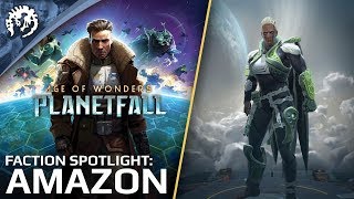 Age of Wonders Planetfall  Gameplay Faction Spotlight Amazon [upl. by Bergmann799]