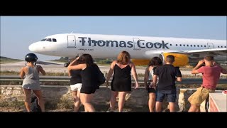 Skiathos Island Airport JSI Plane Spotters [upl. by Sivatco]