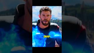 Why Thor Didnt Do The Snap In Avangers Endgame shorts [upl. by Llenehc414]