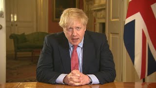 Boris Johnson announces complete UK lockdown amid coronavirus crisis [upl. by Schlessinger]