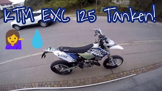 Motovlog  Wie Tanke ich meine KTM EXC 125  150 Mischen  Belray Si7 [upl. by Myna]