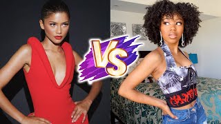 Zendaya VS Riele Downs Natural Transformation 🌟 2024  From 0 To Now [upl. by Olivette]