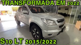 CHEVROLET S10 LT 2015 COM KIT TRANSFORMAÇÃO 2022 [upl. by Ynnavoj]