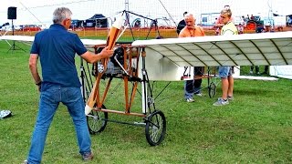 GIGANTIC  RC XXXL BLÉRIOT XI  SCALE MODEL AIRPLANE  FLIGHT DEMONSTRATION [upl. by Nickie]