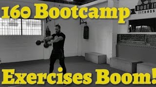 160 Bootcamp Exercise Workout Ideas Full Body Weight Kettle Bell Bag [upl. by Berglund]