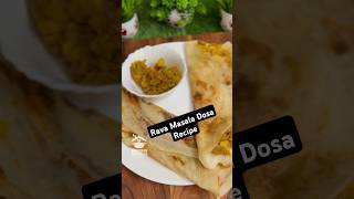 Instant South Indian Rava Masala Dosa  How to make rava masala dosa masaladosa masaladosarecipe [upl. by Jacklin]