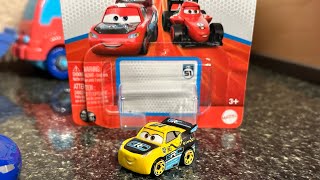 Mattel Disney Cars 2024 Mini Racers GRC Cruz Ramírez UNBOXING cruzramirez dinoco miniracers cars [upl. by Eusadnilem931]