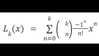 Laguerre Polynomials Taylor Maclaurin SERIESSUM LINEST Polynomial Regression Google Sheets Excel [upl. by Annayoj]