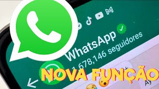 NOVA ATUALIZAÇÃO do WHATSAPP 2024 [upl. by Pascoe]