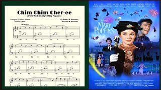 Chim Chim Cher ee Mary Poppins Piano Cover [upl. by Ayotal]