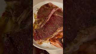 TBone Steak Perfect Cook in Air Fryer tbonesteak steak asmrfood airfryer youtubeshort [upl. by Arva]