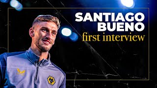 Santiago Buenos first interview as a Wolves player [upl. by Asenej]