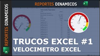 Como hacer grafico velocimetro excel  TRUCOS EXCEL 1 [upl. by Jaquenetta]