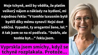 Moje tchyně aniž by věděla že platím veškerý nájem a náklady na bydlení mi najednou řekla [upl. by Alrac897]