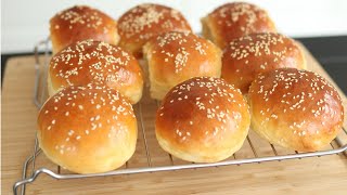 How to Make Homemade Hamburger Buns [upl. by Glassman270]