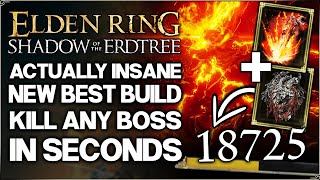 Shadow of the Erdtree  New BROKEN Dragon Power Combo  OVERPOWERED  Best Build Guide  Elden Ring [upl. by Bianka594]