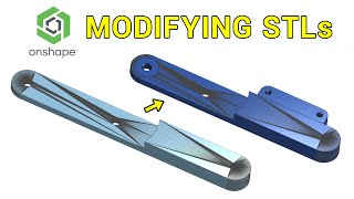 How to modify an STL or mesh  3D design for 3D printing pt7 [upl. by Hseham]