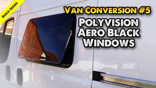 Unbox amp install Polyvision Aero Black windows for camper van DucatoRelayBoxerRam Promaster [upl. by Veda]