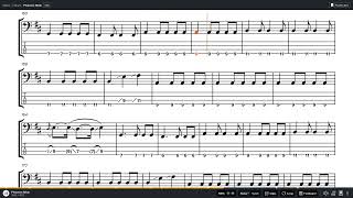 Deftones ft Jerry Cantrell  Phantom Bride Bass Tab [upl. by Ahk327]