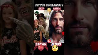 Jesus vs Satan  0514 jesiis jesuschrist god catholic edit jesus fe [upl. by Neerual]