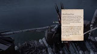 Assassins Creed® Valhalla BloodStained note treasure hoard location [upl. by Ayatahs]