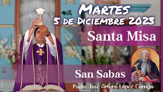 ✅ MISA DE HOY martes 5 de Diciembre 2023  Padre Arturo Cornejo [upl. by Nnylarac]