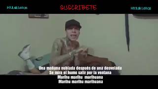 Santa Fe Klan  MARIHUANA ft Sid MCS letra [upl. by Trabue]