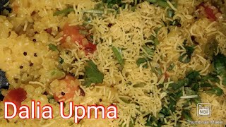 Dalia Upma Recipe  Masala Vegetable Dalia Recipe  Suchitras Kitchen [upl. by Herstein]