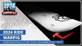 2024 Ride Warpig  SkiEssentialscom Snowboard Test [upl. by Caralie]