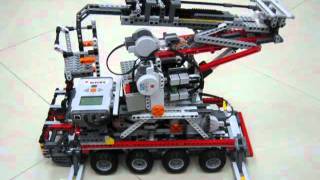 LEGO NXT Platform Vehicle [upl. by Leoline]