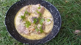 Kashmiri style maaz yakhni  meat aur curd  how to make maaz yakhni Kashmiricooking01 [upl. by Kaile]