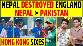 NEPAL KA DOMINATION NEPAL WON AGAINST ENGLAND  NEPAL GREATER THAN PAK HONG KONG SIXES [upl. by Yasdnyl]