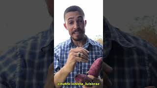 Batata doce 🍠 e ADIPONECTINA dicasdedieta batatadoce nutrição shorts [upl. by Nasho]