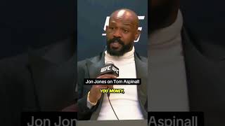 Jon Jones spoke about Tom Aspinall in the UFC309 press conference [upl. by Stacee]