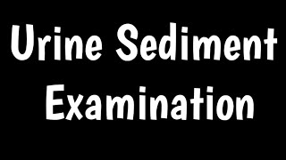 Urine Sediment Examination  Urine Smear Test  Urine Sedimentoscopy [upl. by Okihsoy]