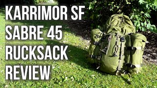 Karrimor SF Sabre 45 Rucksack Review Full HD [upl. by Dora]