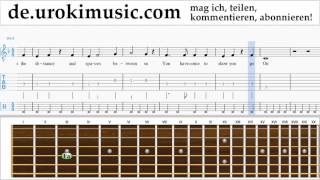 Gitarre Lernen Celine Dion  Titanic  My Heart Will Go On Tabulatur Teil2 umb995 [upl. by Tibold]