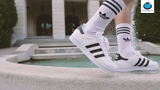 Adidas Originals Superstar Sneakers and Adidas Originals Solid Crew 3 Socks [upl. by Monte]