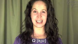 How to Pronounce the Alphabet American English Pronunciation [upl. by Guibert]