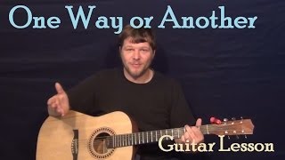 One Way Or Another One DirectionBlondie Easy Guitar Lesson How to Play Tutorial [upl. by Ivar]