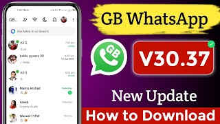 GB Whatsapp New Version Kaise Download kare 2024 How to Download GB Whatsapp New Version 2024 [upl. by Terhune]