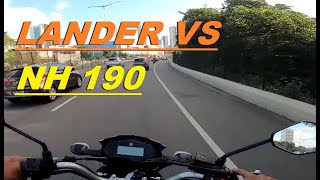 SPEED VELOCIDADE MAXIMA YAMAHA LANDER 250 2023 VS DAFRA NH 190 2023 NH190 VS LANDER 250 ABS CONSUMO [upl. by Homovec]