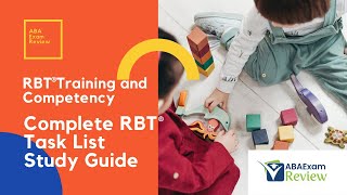 Complete RBT Task List Study Guide  Registered Behavior Technician Exam Review  RBT Training [upl. by Layman586]